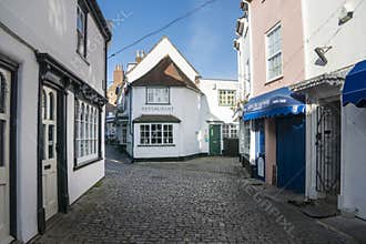 Quay Street in Lymington, UK