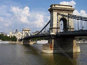 Chain Bridge of Budapest, Hungary