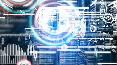 4K Flight pass random code text box table element on dark abstract background for futuristic technology concept