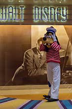 Goofy in a sailor outfit