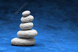 Stones Stack Spirituality Simplicity Background