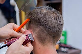 The Barber Male Haircut in Our Days