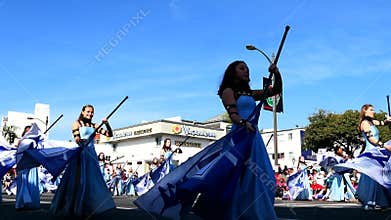 Air Academy High School Marching Band show of the superb Tournament of the famous Rose Parade