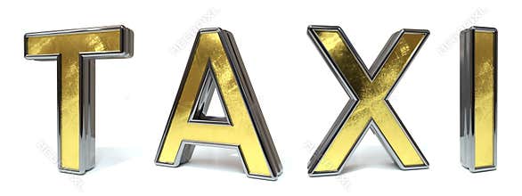 Taxi golden text