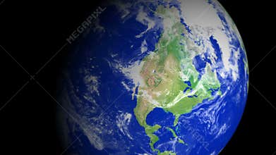 4K Earth Zoom: San Diego – USA