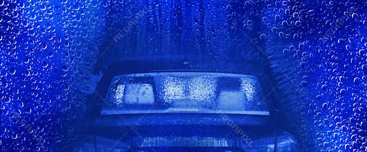 Car Wash Backdrop Banner