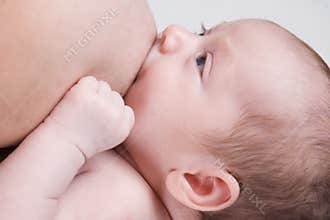 Feeding baby