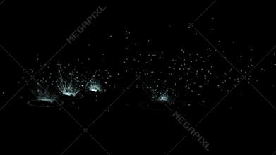 4k Splash geyser water,waterdrop raindrops drops liquid ripple,rain particles.