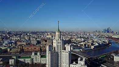 Moscow aerial view