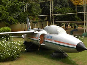 Bangalore, Karnataka, India - January 1, 2009 Ajeet E-1083 aircraft at HAL Aerospace Museum