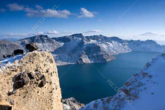 Tianchi Lake in the Changbai Mountain