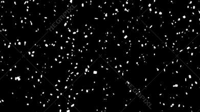 Sparse Colorful Confetti Loop with Matte