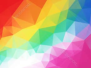 Colorful funny children geometric background