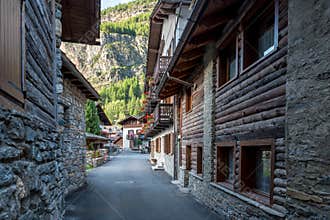 Lillaz near Cogne in Valle dâ€™Aosta, Italy