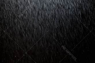 Abstract rain texture background. background rain in night light