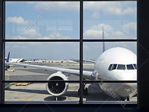 Airport window