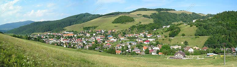 Village panorama. Slovakia.