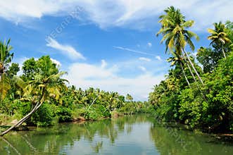 India - Kerala canal