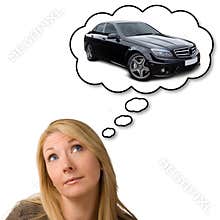 Dreaming of expensive new car