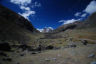 Snow in the Annapurna, Nepal