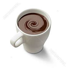 Drink in a white mug