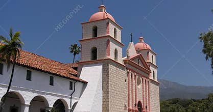 The Mission Church in Santa Barbara