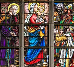Stained Glass - Magi or the Three Kings from the East