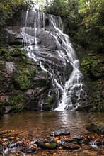 Fall Begins At Eastatoe Falls
