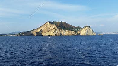 View of Capo Miseno, in the Gulf of Pozzuoli. Phlegraean Fields.