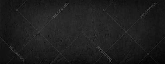 Black stone background, grey cement texture. Top view, flat lay