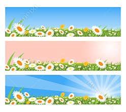 Spring banners