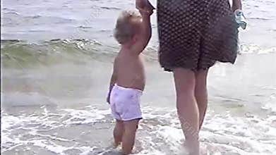 VHS footage little boy