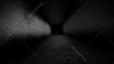 The gloomy corridor. Dark mysterious corridor. 74