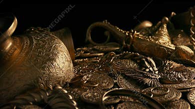 Passing Gold Treasure Pile