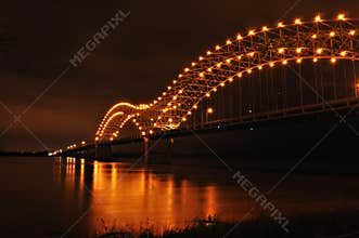 Mississippi River and Hernando de Soto Bridge