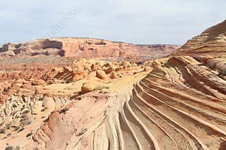 Arizona: Wind Carved Coyote Buttes near the WAVE