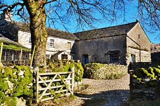Picturesque Farmyard And Barn