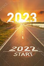 Concept for 2022-2023 New year