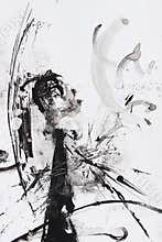 Abstract brush painting
