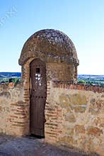 Watchtower in citywall of Ciudad Rodrigo, Spain