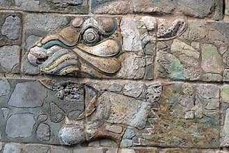 Lion Darius king of Persia palace bas relief