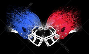 Football Helmet Collision