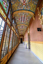 Hospital de la Santa Creu i Sant Pau in Barcelona, Spain