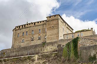 The ancient castle of Compiano, Parma, Italy
