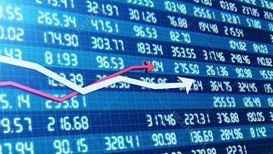 Forecast for securities and bonds annual profit on the digital stock market board