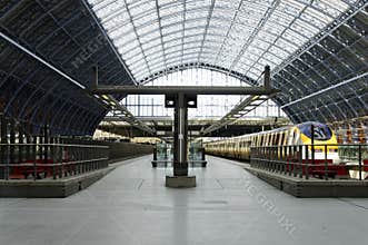 Eurostar in St Pancras Station