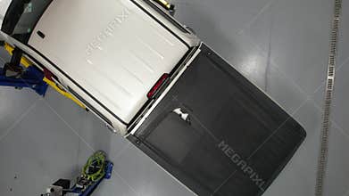 Car Maintenance Service Station with Automotive Lift