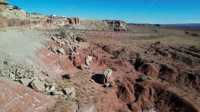 Colourful Utah State Landscape Aerial