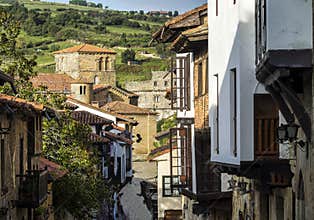 Santillana del Mar town with a historical-artistic value in Cantabria  Santander  Spain