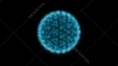3d Sphere Particles Intro For Corporate Business Logo